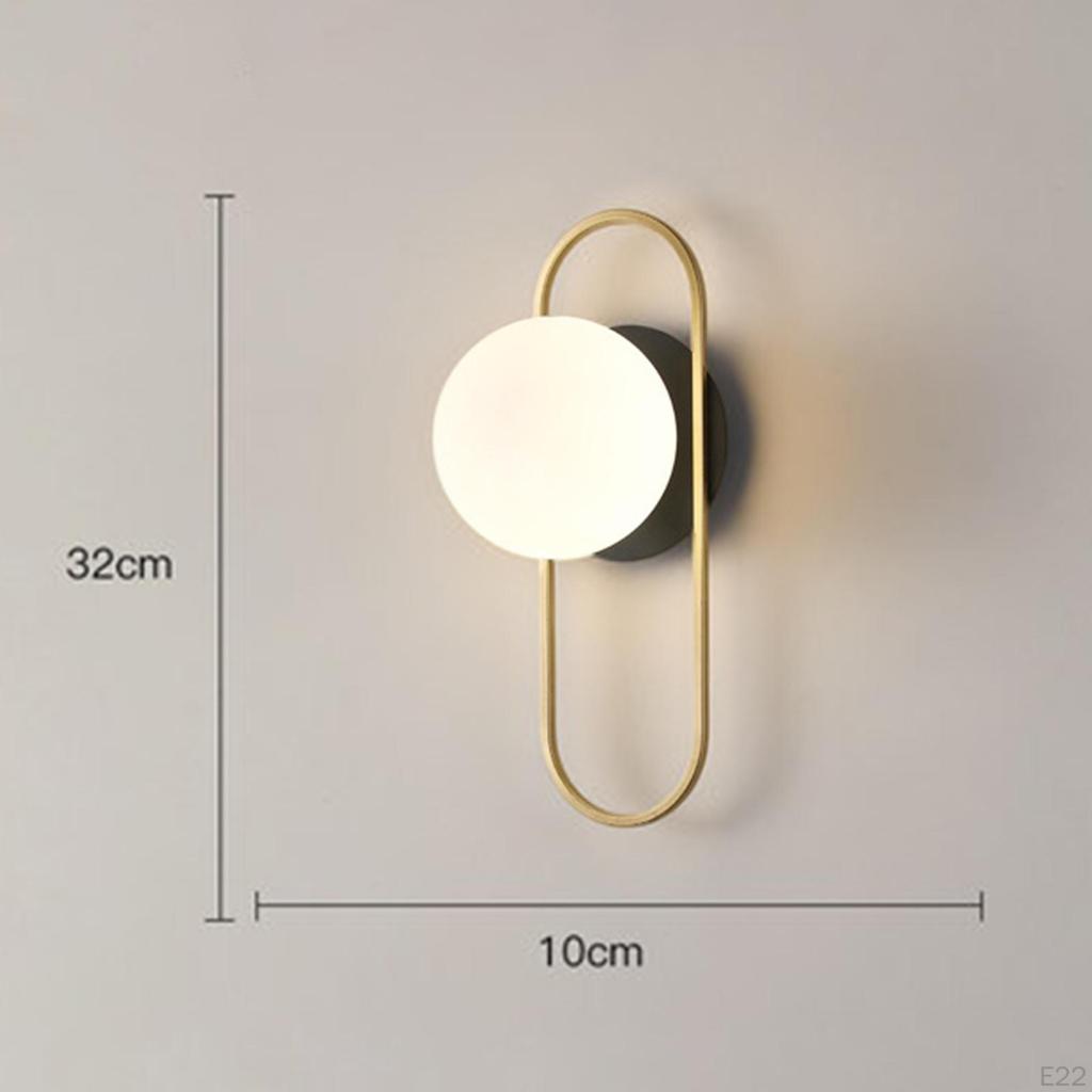 Настенные светильники в стиле середины века, светильник с лампой G9, стеклянный абажур, светильники для коридора