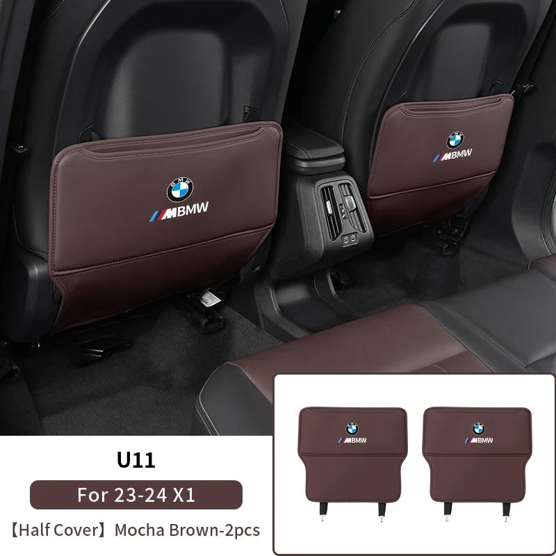 2025 Hot Car Interior Supplies Rear Seat Kick Mat Child Protection Pads Tools Cars Accessories For BMW M Performance E46 E90 F10