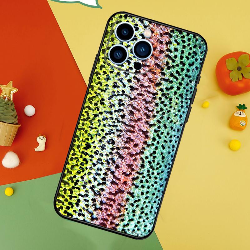 Чехол для iPhone 15 16 11 13 12 14 Pro Max Mini X XR XS 7 8 Plus с рисунком форели для нахлыстовой рыбалки, задняя крышка