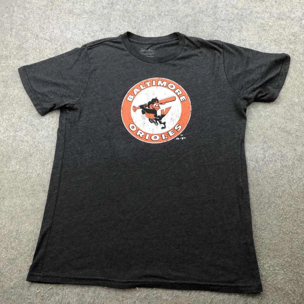 Мужская футболка Baltimore Orioles XL Серая MLB Бейсбол Majestic Threads