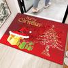 Рождественские придверные противоскользящие коврики, коврики для журнального столика, противоскользящие коврики для ванной и спальни, ковры и ковровые покрытия и украшения для семейной вечеринки