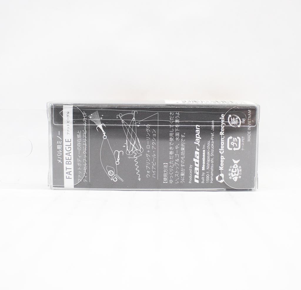 Megabass Nada Fat Beagle SS 4,2 грамма Тонущая приманка Silver Gritter (0495)