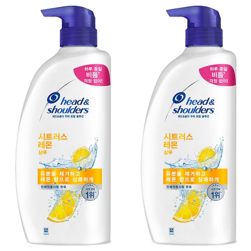 Head & Shoulders Scalp Total Solution Shampoo Citrus Lemon 800ml 2 pcs