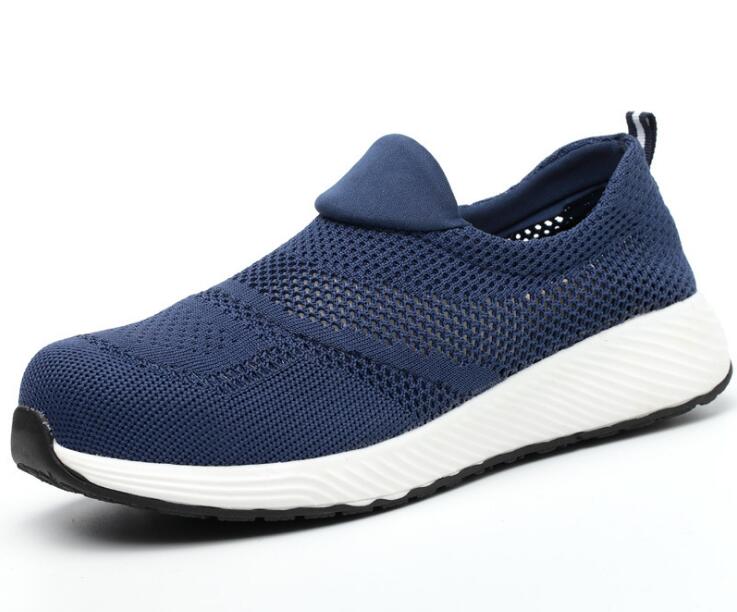 Обувь для страхования труда мужская нескользящая противоударная защита от проколов летняя дышащая дезодорант H533