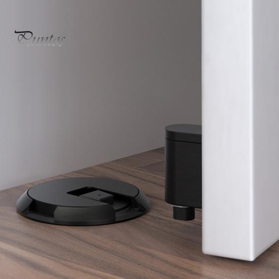 Магнитный дверной стопор без сверления, бесшумный напольный дверной стопор с винтами, клейкий регулируемый механический магнитный дверной стопор для безопасности дома