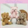 Delightful Bear Teddy Plush Toy Keychain Soft Bear Pendant For Kids Backpack Decoration