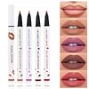 Multifunctional Lip Liner Matte Liquid Lipstick Pen Non-stick Cup Lip Gloss Solid Color Lip Glaze Pen Long-lasting Waterproof Sweat Makeup