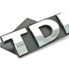 3D Metal TDI Logo Car Front Grille Emblem Sticker Fender Side Rear Trunk Auto Badge Decor For Polo Golf Jetta Passat MK4 MK5