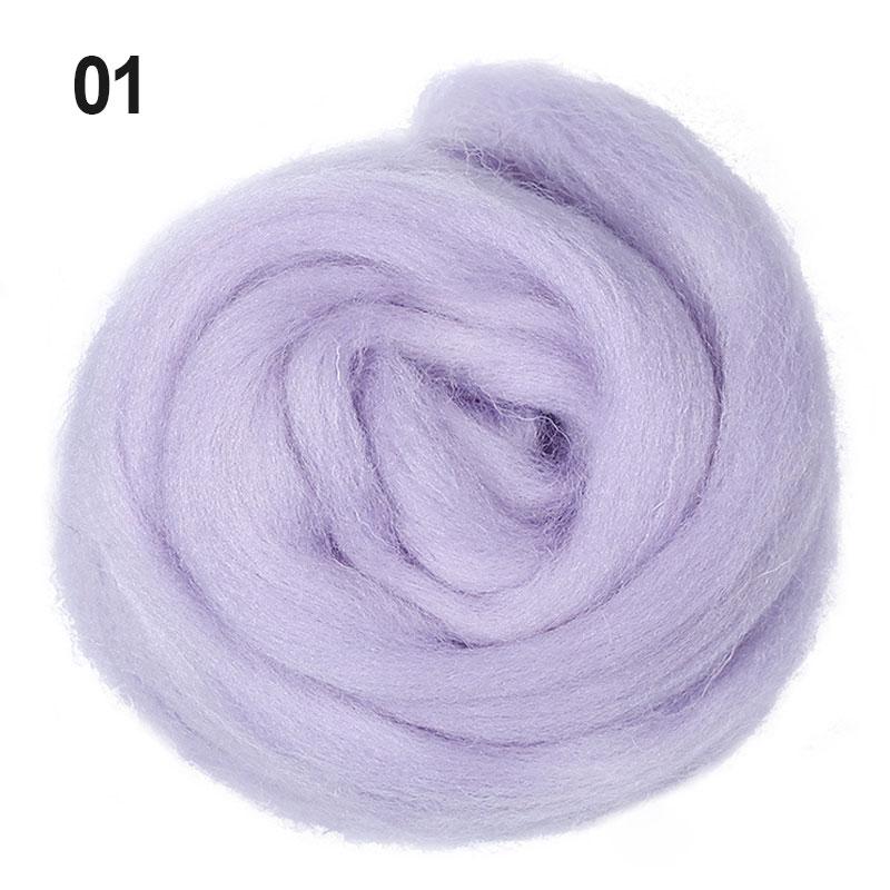 38 цветов фетр ремесло валяние шерсть волокно фетр ткань набор для валяния DIY игрушки ручной работы 5 г/10 г/20 г/50 г