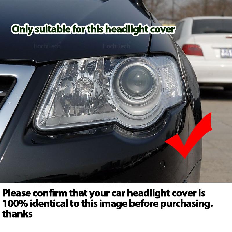 Head Lights Cover For VW Passat Magotan B6 R36 2006-2010 Transparent Housing Front Headlights Lens Shell Glass Lampcover