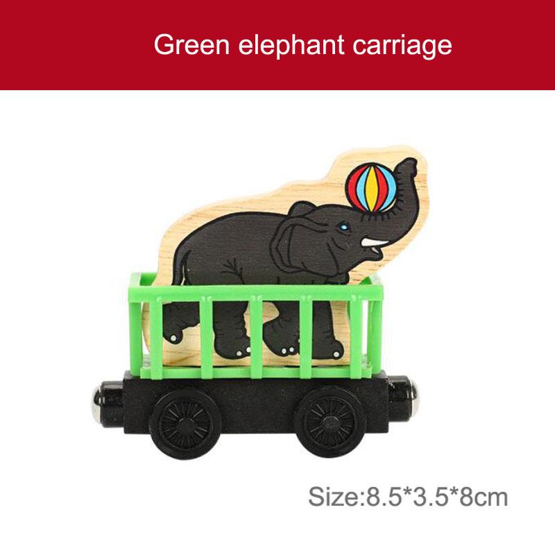 Деревянный магнитный поезд игрушечный локомотив деревянная железнодорожная машина аксессуары игрушки для детей подарки Fit Wood Biro Thomas Tracks