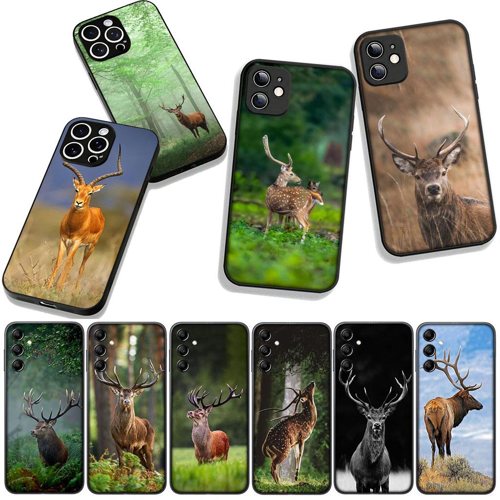 Deer Hunting buck Cover for Samsung Galaxy A25 A37 A57 A12 A14 A31 A41 A50 A51 A70 A71 A72 A21S A04 M15 Note 20 9 8 10 Case