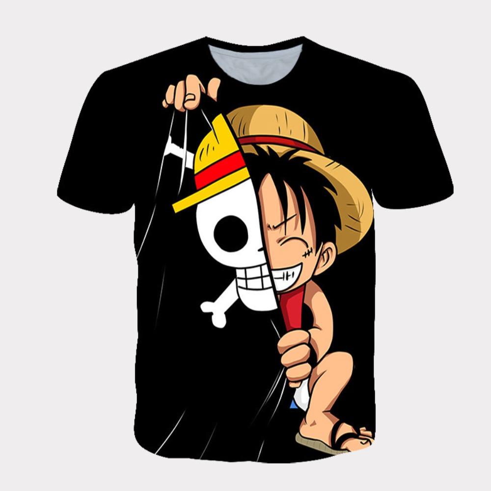 10 Colors Funny Cartoon ONE PIECE Anime T Shirts Cool Men's Tshirt O Neck Casual Unisex Streetwear Fashion Tee Camisetas Ropa Hombre