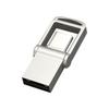 OLOEY Двухголовый USB 3.1 OTG Металлический вращающийся флеш-накопитель