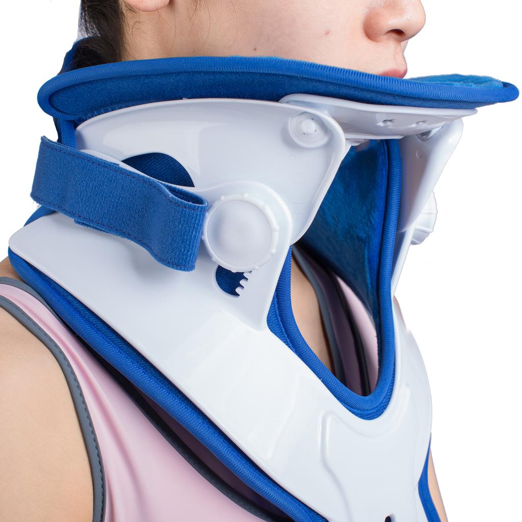 Neck Brace Support Orthosis, Adjustable Cervical Collar, Fixable Neck Posture Corrector, Traction Spine Alignment