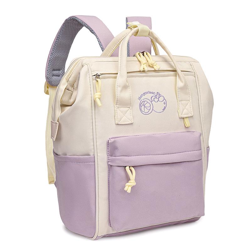 Модный рюкзак большой вместимости, простой портативный школьный рюкзак, многофункциональный брызгозащищенный студенческий рюкзак для покупок