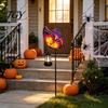Waterproof Solar Lights Butterfly Garden Stake Lights, Metal Decorative Stakes, IP65 Outdoor Autumn Decorations LED Landscape for Yard
