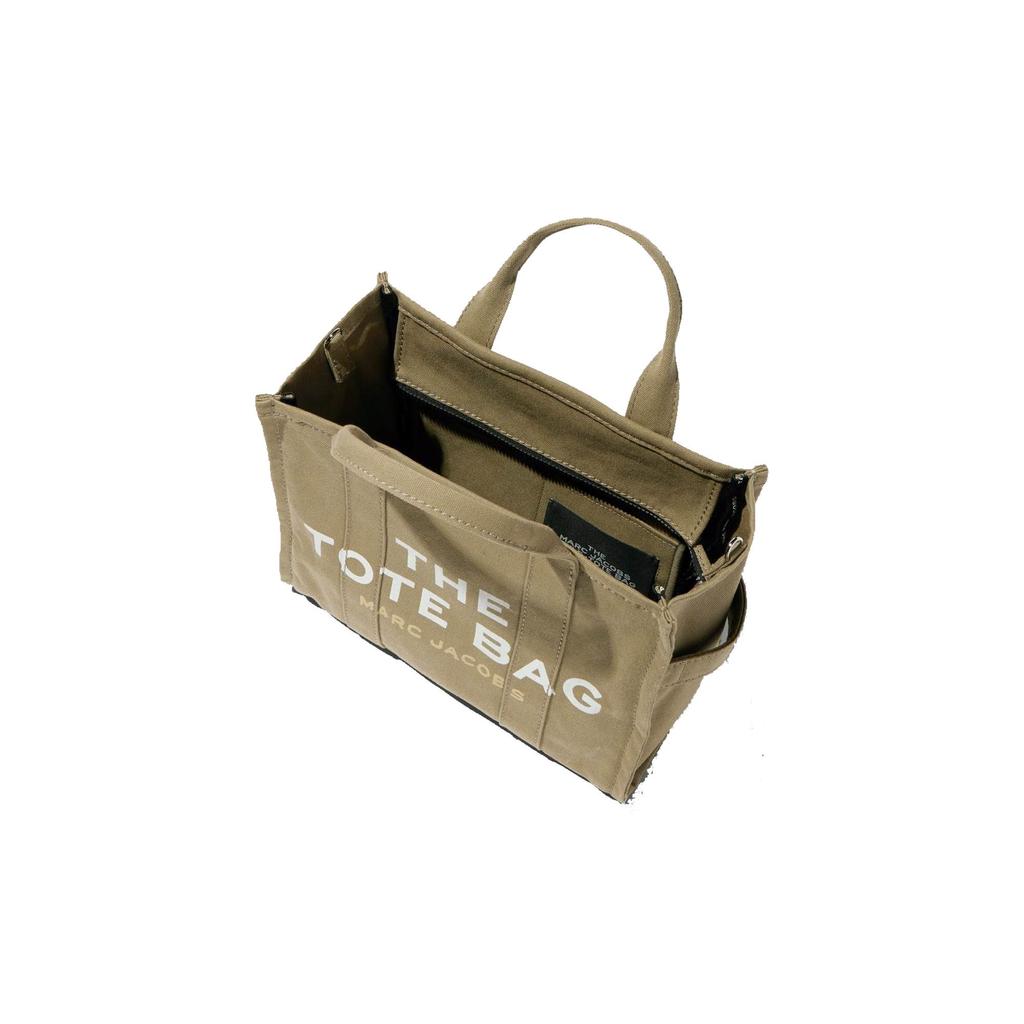 Marc Jacobs Тканевая сумка-тоут с логотипом-буквой для поездок на работу Женские сумки-тоут Черная M0016161-GN