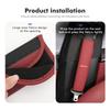 Car Perforated Seat Safety Belt Shoulder Strap Protection Pad For Mercedes Benz AMG A B C E S G Class W201 W210 W108 W205 W203 QB7