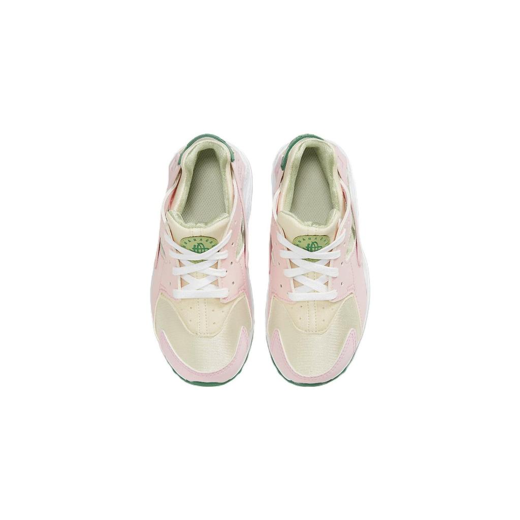 Nike Huarache Run SE Wallace Vintage Низкие детские беговые кроссовки Розово-зеленые Для детей от 3 до 7 лет DQ0518-600