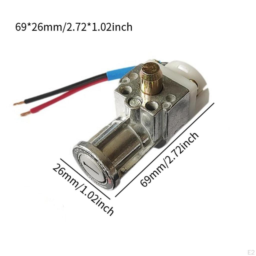 Электрический велосипедный литиевый аккумуляторный ящик с замком, большая головка, простая установка с 2 ключами, прочный