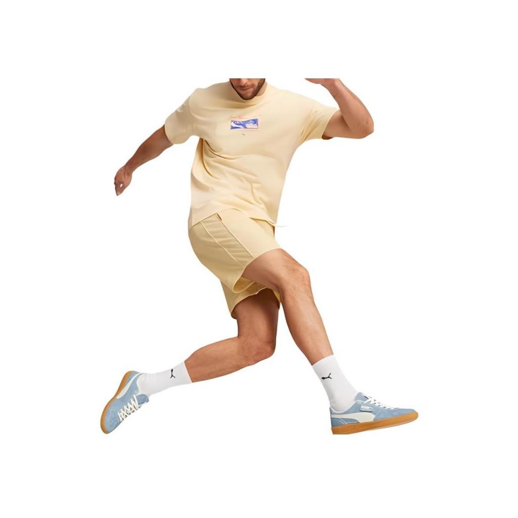 Puma Mmq шорты из жатого хлопка мужские шорты ромашка 624018-66