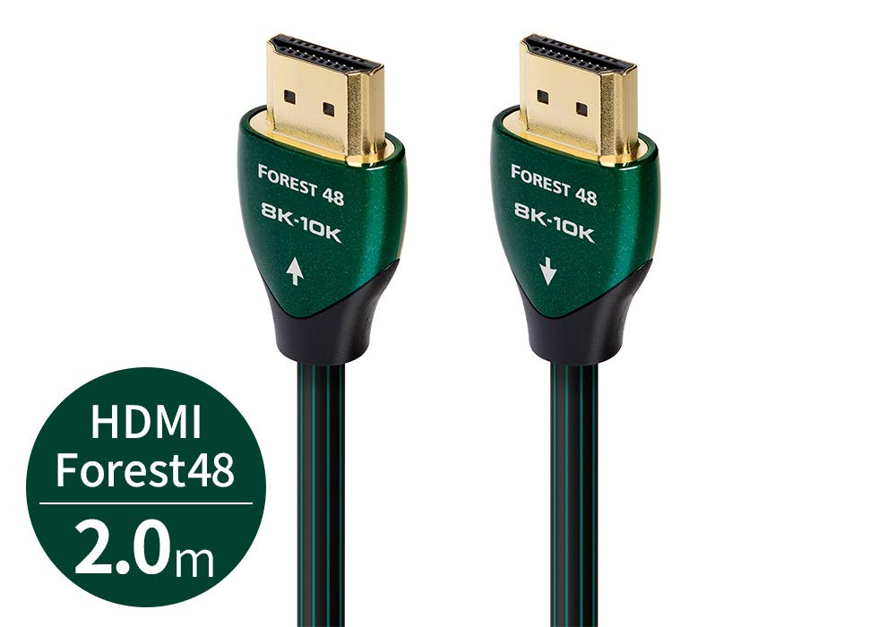 Кабель Audio Quest HDMI черный FOR48G/2M [2м/HDMIHDMI/Стандартный тип/совместим с Ethernet]