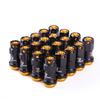 New R40 Style 44mm Wheel Nuts Steel M12x1.5/1.25 Racing Lug Nuts 20pcs Lock Racing Lug Nuts + 2 Set Security