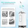 Portable Dental Water Flosser Oral Irrigator USB Rechargeable Water Floss Jet Tooth Pick 4 Tips 220ml Mouth Washing Machine