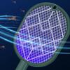 Mosquito Killer Foldable Electric Fly Swatter Trap USB Rechargeable Mosquito Racket Insect Killer with UV Light Bug Zapper 3000V