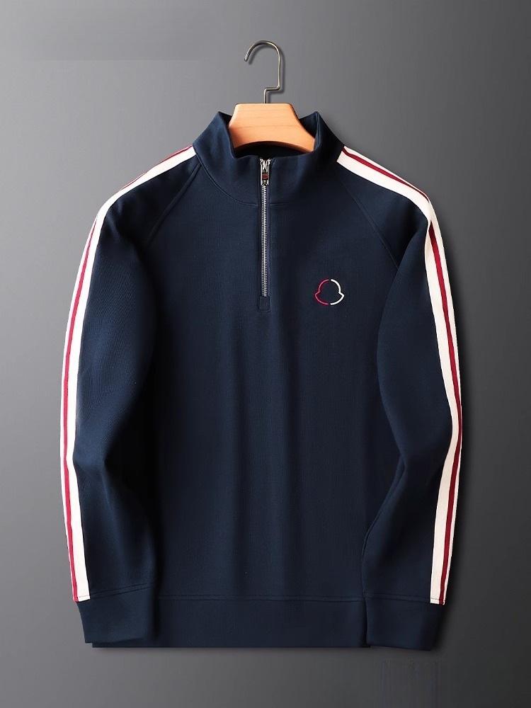 Unisex Side-Stripe Casual Sports Hoodie & Knitted Sweatpants Set for Spring/Summer