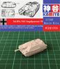 Military Miniature Series Unassembled WWII German Jagdpanzer IV Tank Destroyer Resin World War II Plastic Model Kit 1/144 Kit, (GER100B)