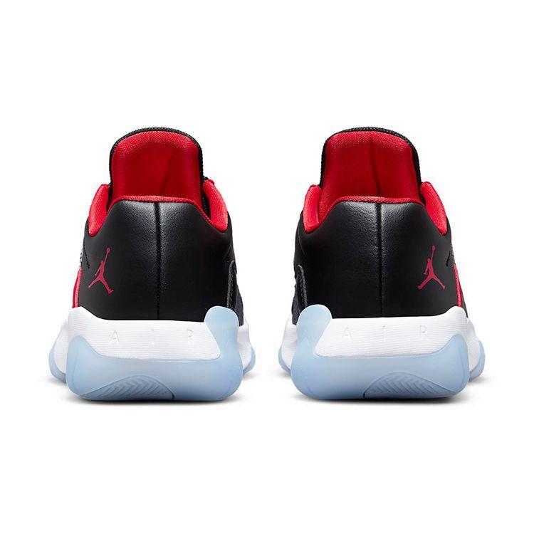Детские кроссовки Air Jordan 11 CMFT Low GS Bred черно-белые университетски-красные CZ0907-006