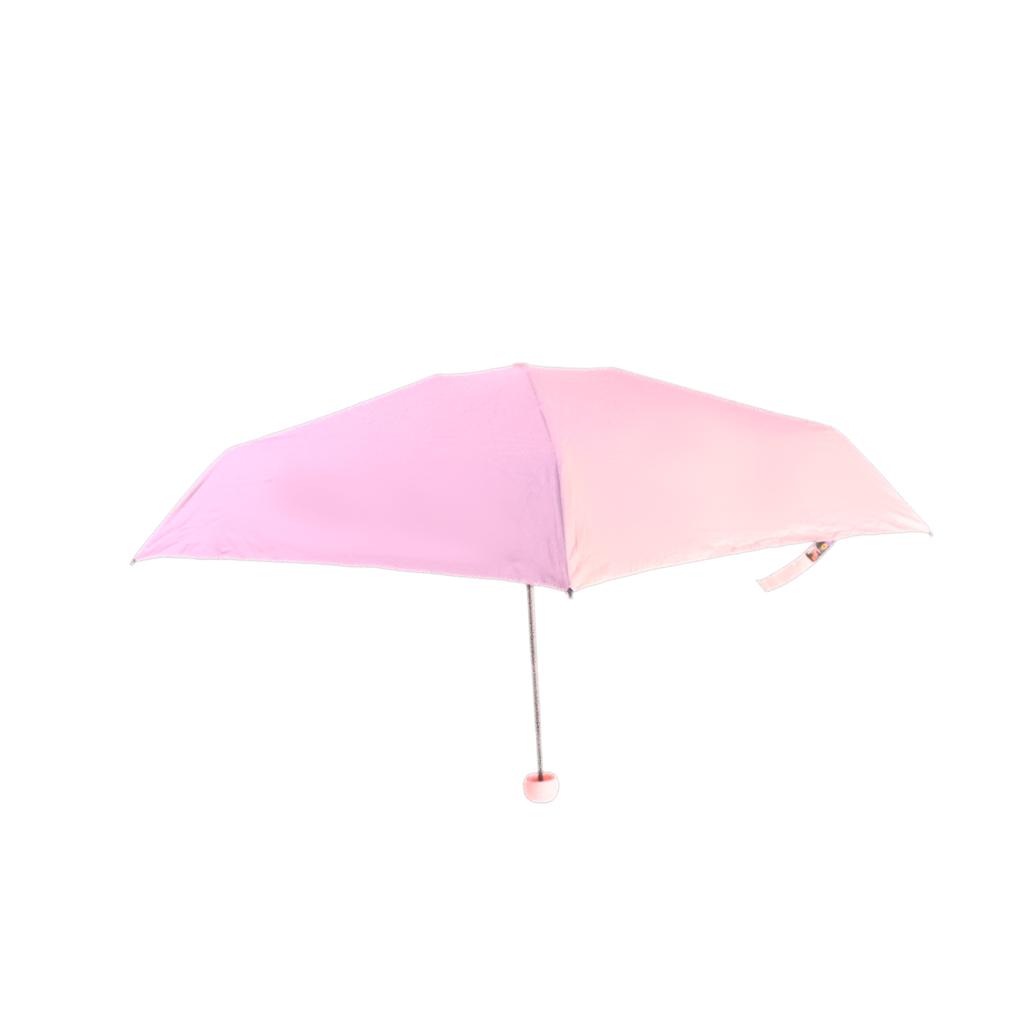 Biggdesign Moods Up Pink Mini Umbrella, Manual Open-Close, Windproof, Compact Size, Stylish Design