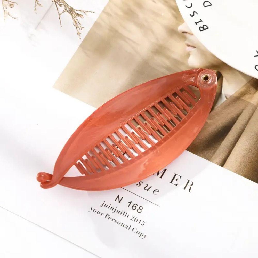 Заколка для волос в форме рыбки, бабочки, заколка-банан, простые заколки, головной убор, вертикальная заколка для волос