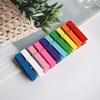 100Pcs Colored Clothes Pins Wooden Clothespins Smooth Edge Burr Free Strong Grip Heavy Duty Clothing Pins
