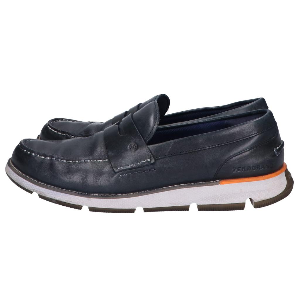 Cole Haan C35008 4.Zerogrand Coin Loafers/ Shoes 25.5 NavyUsed