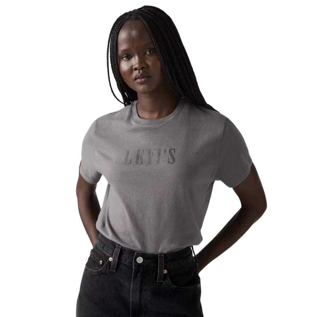 Levis Женская футболка со стразами