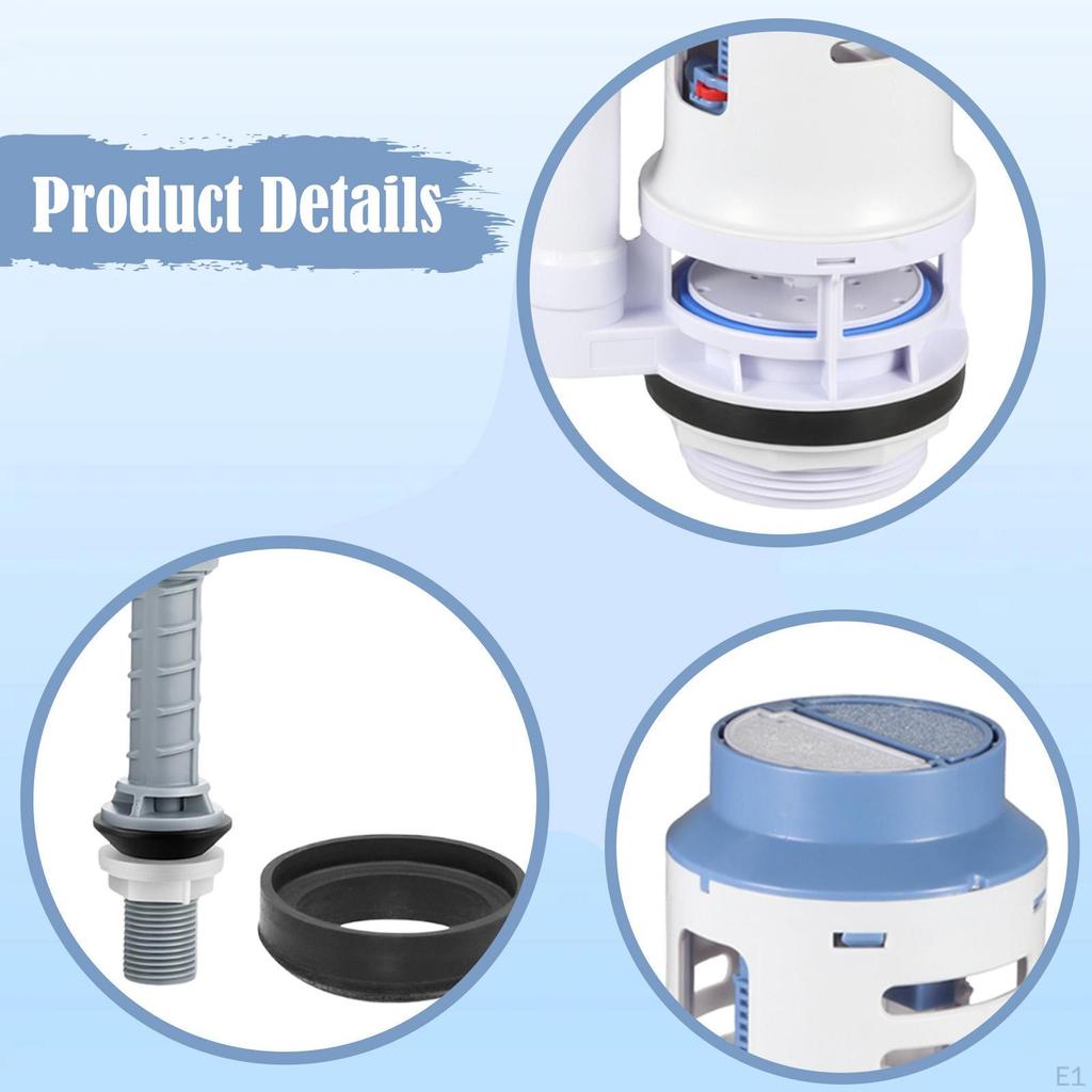 3 inch Double Flush Valve Repair Kit Drain with Bolts Versatile Bath Equipment Toilet