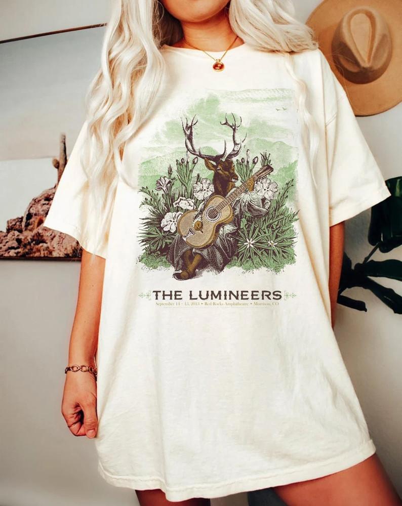 The Lumineers Band Tour 2023 T Shirt Full Size S-5XL