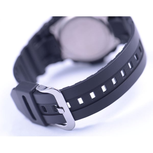 Casio Мужские часы G-SHOCK AWG-M100S-7AJF [светозащитное рассеивание SOLAR] Круглые черные из нержавеющей стали