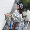 Thickened Women'S Travel Photography Shawl, Women'S Ethnic Style Scarf, Dual-Use Air-Conditioned Room Cloak