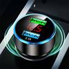 Автомобильное USB-зарядное устройство Super Fast Charge 120 Вт, светодиодное, цифровое, Type-C, быстрая зарядка телефона для Apple iPhone 13 14, Xiaomi, Samsung, Huawei