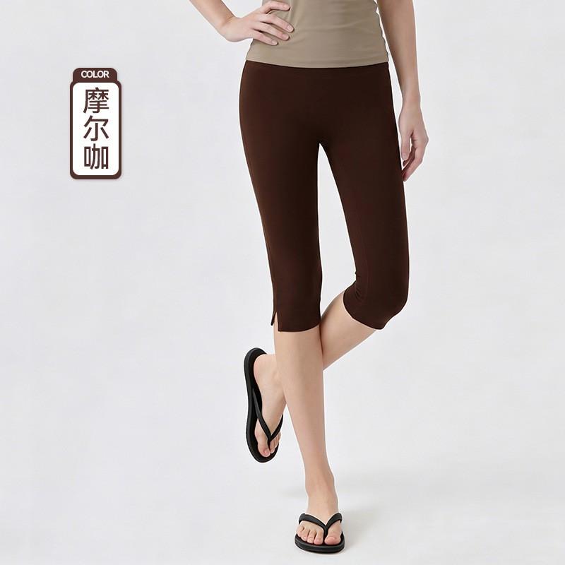 Womens 7/8 Length Yoga Leggings High Waist Tummy Control Butt Lift Workout Pants Pilates Fitness Training