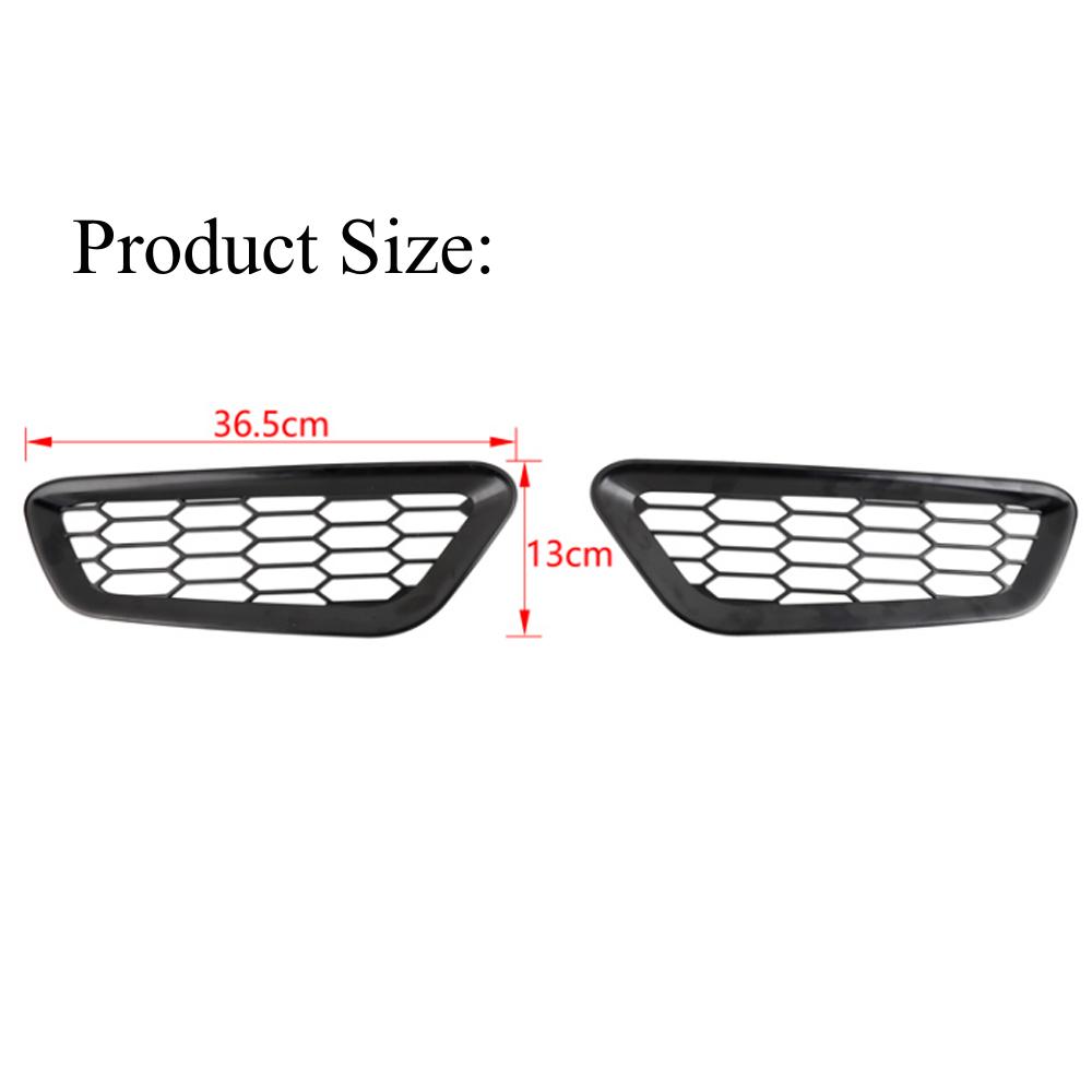 Декоративная накладка на передний бампер автомобиля, рамка противотуманных фар для Ford F150 Raptor 2022 2023, внешние аксессуары, черный ABS