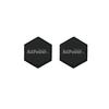 AdPower Sonic Hexagon S Set of 2 Audio Instruments Sound Quality Improvement Sheet Audio (Black) Accessories…