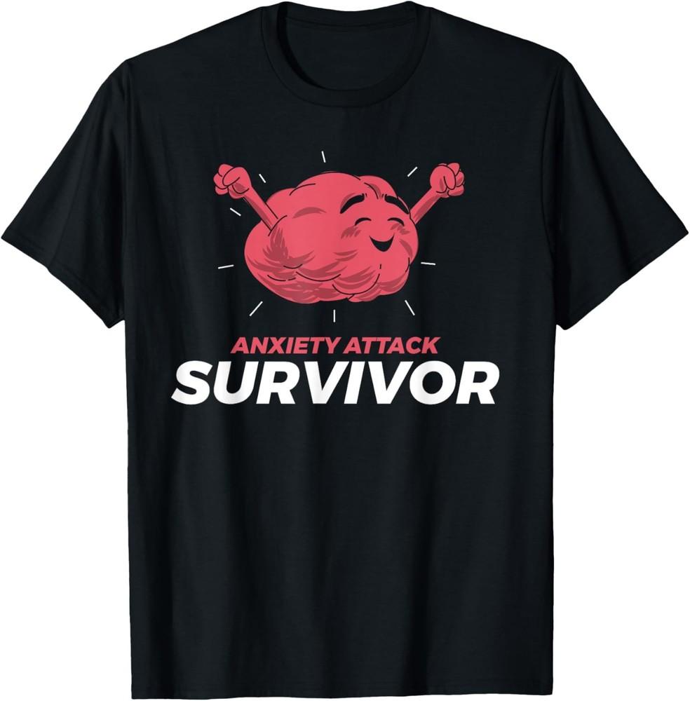 Funny Anxiety Attack Sarcastic Stress Mental Health Trigger T-Shirt
