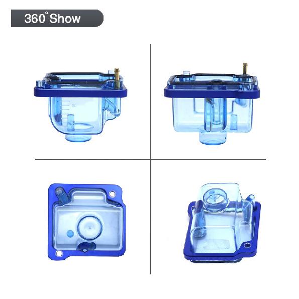 ZSDTRP For PWK 21 24 26 28 30 32 34mm Motorcycle Carburetor Float Chamber Clear Bottom Float Bowl Oil Cup Detachable Bottom