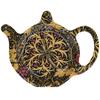 [Q9791] - Red Brown 'William Morris Collection' Sachet Holder (Sea Weed) - 12x9. 8cm