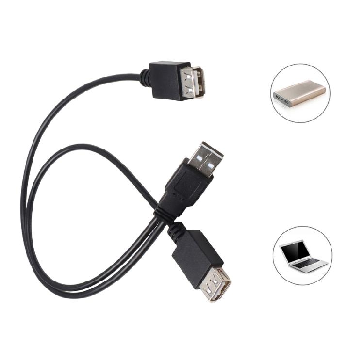 Активный USB2.0 хаб-разветвитель кабель 40 см адаптер с двумя портами шнур гибкая конструкция для доступа к нескольким устройствам
